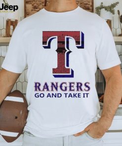 Logo Texas Rangers Go And Take It Shirt