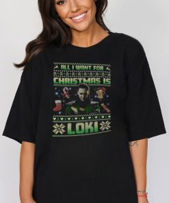 Loki Love Is A Dagger Christmas Shirt