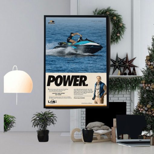 Loki Season 2 Mobius Chief Sales Officer Selling Jet Ski Dedicated Workers Home Decor Poster Canvas