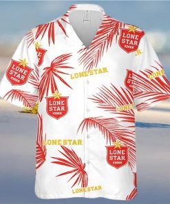 Lone Star Palm Leaves Pattern Hawaiian Shirt
