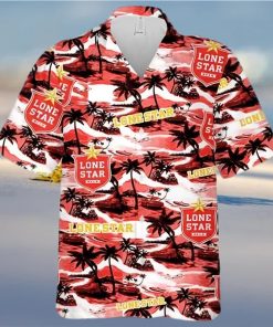 Lone Star Sea Island Pattern Hawaiian Shirt