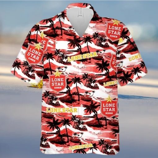 Lone Star Sea Island Pattern Hawaiian Shirt