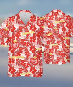 Lone Star Tropical Flower Pattern Hawaiian Shirt Best Beach Gift