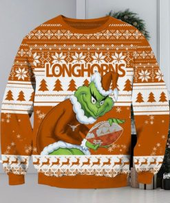 Longhorns Grnch Christmas Ugly Sweater