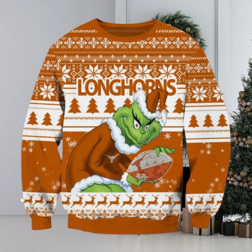 Longhorns Grnch Christmas Ugly Sweater