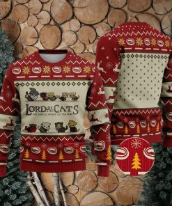 Lord Of Cats Funny Lord Of The Ring Xmas Gift Ugly Christmas Sweater For Men And Women