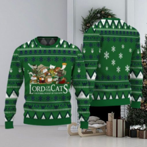 Lord Of Cats Xmas Ugly Christmas Sweater Xmas Christmas Gift Vacation Sweatshirt