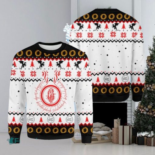 Lord Of The Ring Eyes Of Sauron 3D Ugly Christmas Sweater