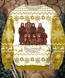 Lord Of The Rings Fellowship Of The Ring Christmas Ugly Sweater Party