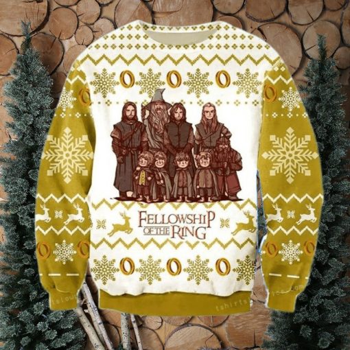 Lord Of The Rings Fellowship Of The Ring Christmas Ugly Sweater Party