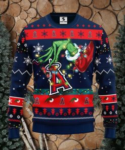 Los Angeles Angels Grinch Christmas Ugly Sweater