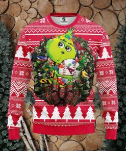 Los Angeles Angels Grinch Hug Christmas Ugly Sweater