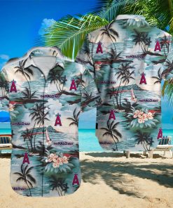 Los Angeles Angels MLB Coconut Beach Logo Fans Gift Hawaiian Shirt For Men And Women