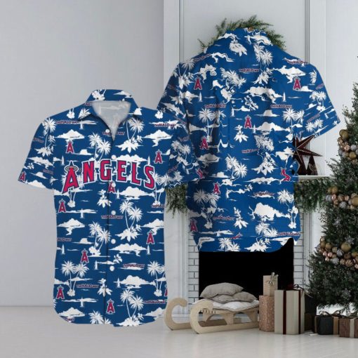 Los Angeles Angels MLB Hawaiian Shirt Beach Lover Coconut Pattern Hawaii Shirt