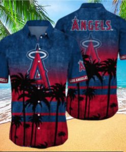 Los Angeles Angels MLB Logo Coconut Tropical Hawaiian Shirt Beach Gift For Fans
