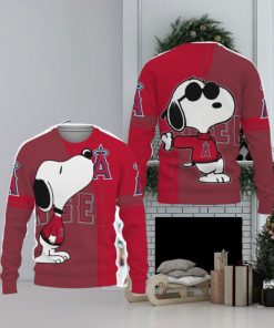 Los Angeles Angels Shop Champion Teamwear Ugly Xmas 3D Sweater