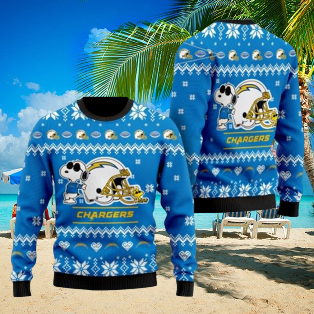 Chargers christmas sweater hot sale with lights