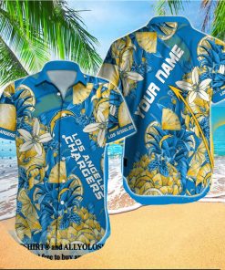 Los Angeles Chargers NFL 3D Full Print Vacation Hawaiian Shirt