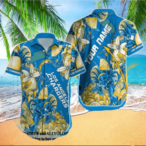 Los Angeles Chargers NFL 3D Full Print Vacation Hawaiian Shirt