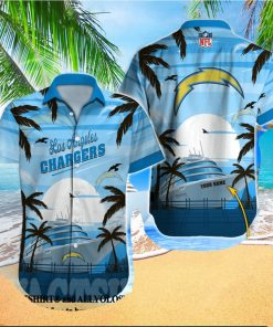 Los Angeles Chargers NFL All Over Printed Hawaiian Beach Shirt