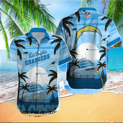 Los Angeles Chargers NFL All Over Printed Hawaiian Beach Shirt