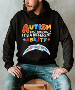 Los Angeles Chargers NFL Autism Is Not A Disability 2024 Shirt