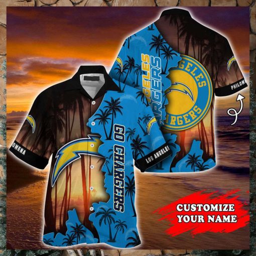 Los Angeles Chargers NFL Customized Summer Hawaii Shirt For Sports Enthusiasts