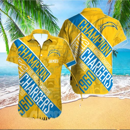 Los Angeles Chargers NFL For Fan 3D Hawaiian Shirt