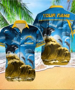 Los Angeles Chargers NFL For Fan All Over Print Hawaiian Aloha Shirt