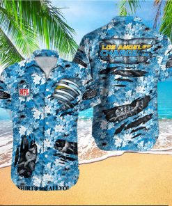 Los Angeles Chargers NFL For Fans All Over Print Summer Vibes Hawaiian Shirt