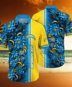 Los Angeles Chargers NFL Hawaiian Shirt Custom Summertime Aloha Shirt