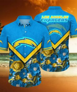 Los Angeles Chargers NFL Hawaiian Shirt Custom Vacation Aloha Shirt