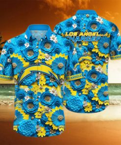 Los Angeles Chargers NFL Hawaiian Shirt Trending For This Summer Customize Shirt Any Team