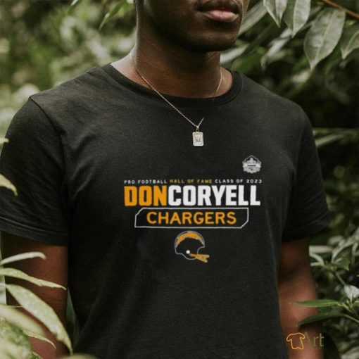 Los Angeles Chargers Pro Football Hall Of Fame Class Of 2023 Don Coryell shirt