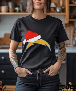 Los Angeles Chargers logo Santa Hat Christmas 2023 Shirt