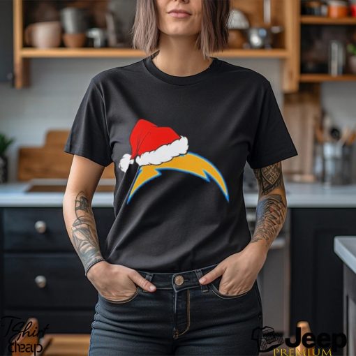 Los Angeles Chargers logo Santa Hat Christmas 2023 Shirt