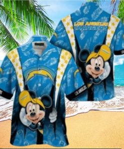 Los Angeles Chargers nfl mickey mouse Hawaiian Shirt custom for fan