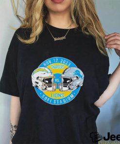 Los Angeles Chargers vs Detroit Lions November 12 2023 Sofi Stadium shirt