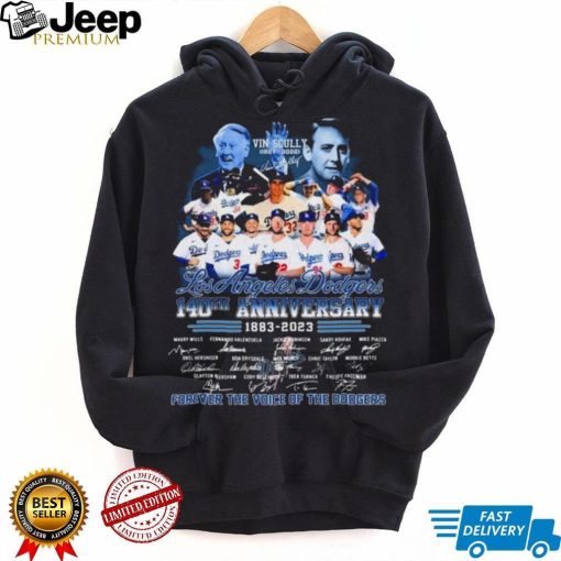 Los Angeles Dodgers 1883 2023 140th Anniversary Signature Thank You For The Memories Shirt