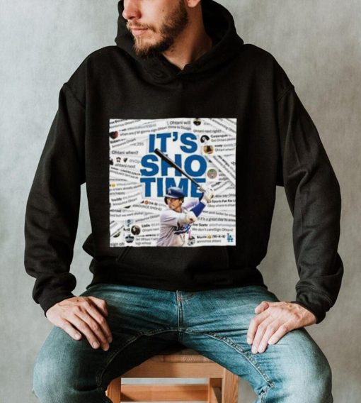 Los Angeles Dodgers Announce Shohei Ohtani It’s Sho Time T Shirt