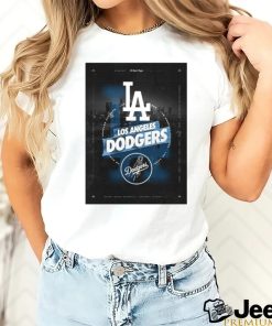 Los Angeles Dodgers City Skyline Stacked shirt