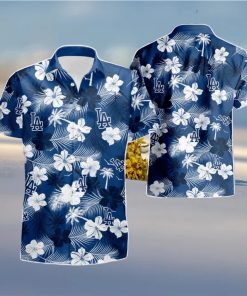 Los Angeles Dodgers Flower Hawaiian Shirt