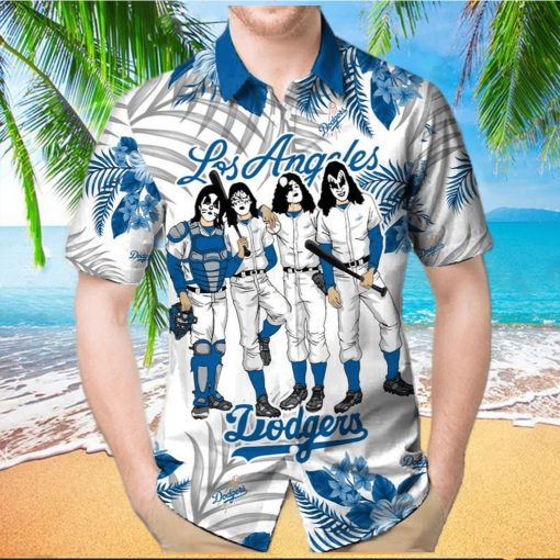 Los Angeles Dodgers Kiss Dodgers Hawaiian T Shirt