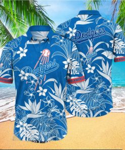 Los Angeles Dodgers MLB Flower Full Printing Classic Hawaiian Shirt