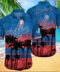 Los Angeles Dodgers MLB Logo Coconut Tropical Hawaiian Shirt Beach Gift For Fans
