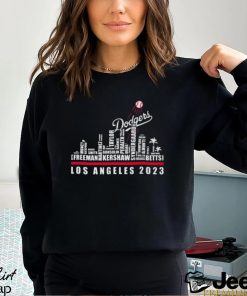 Los Angeles Dodgers Players Los Angeles 2023 City Shirt