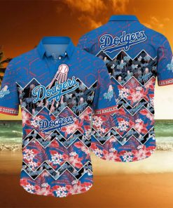 Los Angeles Dodgers Tropical 3D Hawaiian Shirt And Beach Shorts For Fans Sport