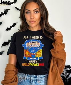 Los Angeles Dodgers all I need is Happy HalloThanksMas shirt