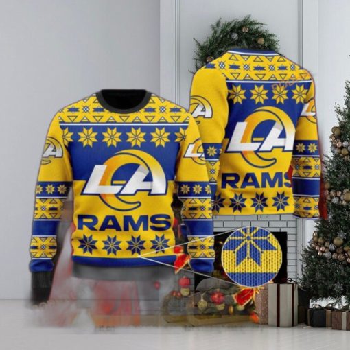 Los Angeles Football qeQ Family Ugly Christmas Sweater