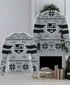 Los Angeles Kings Custom New Uniforms For Fan Gear Ugly Christmas AOP Sweater